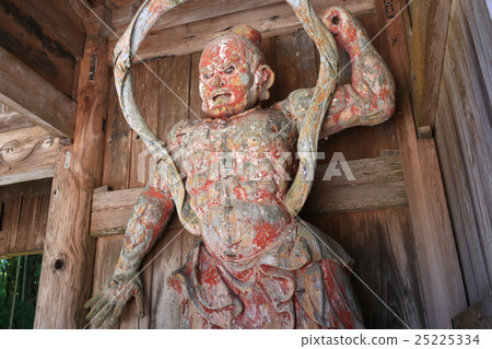 Shikoku Altruistic Sphinx No. 1 Buddhist temple "Oyamadera" Nio statue Acha 25225334