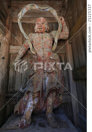 四國利他主義獅身人面像1號佛教寺廟“Oyamadera”Nio雕像Acha 25225337