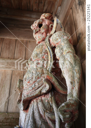 Shikoku Altruistic Sacred Place No. 1 Ticket "Oyamadera" Nio Statue Form 25225341