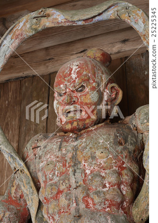 Shikoku Altruistic Sphinx No. 1 Buddhist temple "Oyamadera" Nio statue Acha 25225345