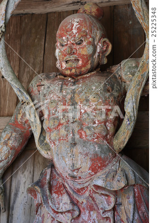 Shikoku Altruistic Sphinx No. 1 Buddhist temple "Oyamadera" Nio statue Acha 25225348