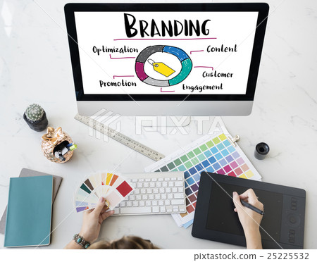 Branding Promotion Commercial Marketing Advertising Concept Branding Promotion Commercial Marketing Advertising Concept 25225532