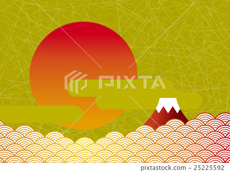 Waves and Fuji and the sun Waves and Fuji and the sun 25225592