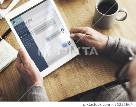 Chatting Connecting Message Texting Online Concept 25225664
