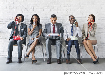 Business Workers Corporate Sitting Concept Business Workers Corporate Sitting Concept 25225698
