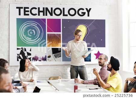 Technology Cyberspace Network Concept 25225736