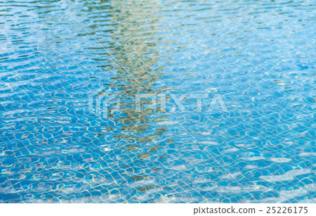 Blue swimming pool rippled water . Blue swimming pool rippled water . 25226175