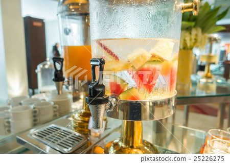 Fresh fruit Flavored infused water . 25226275