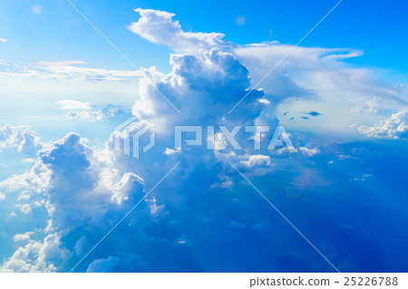 Blue sky with clouds 25226788