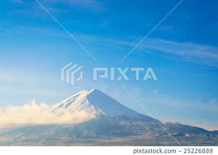 Mountain Fuji with blue sky , Japan Mountain Fuji with blue sky , Japan 25226889