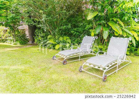 Bench in the green park . 25226942