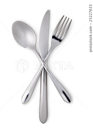 Fork, spoon and knife 25227633