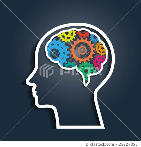 人類的大腦和多彩的齒輪 25227855