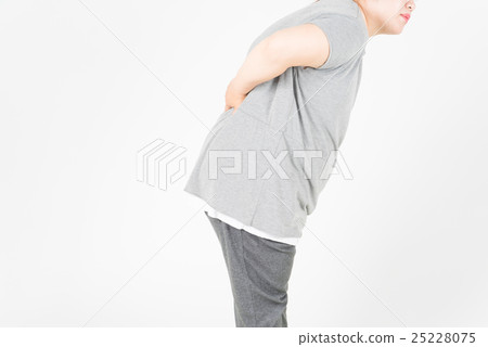 A fat woman who hurts in her back 25228075