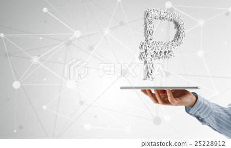 Electronic business concept 25228912