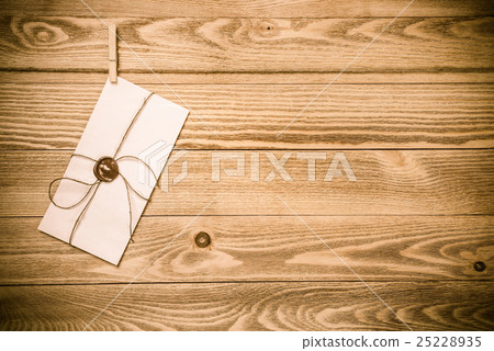 Mail envelope on rope Mail envelope on rope 25228935