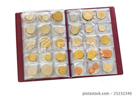 Collection of world money coins in album Collection of world money coins in album 25232340