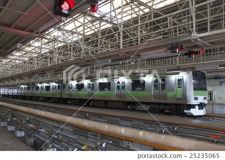 E231系列列車正在東京通用汽車中心檢查 E231系列列車正在東京通用汽車中心檢查 25235065