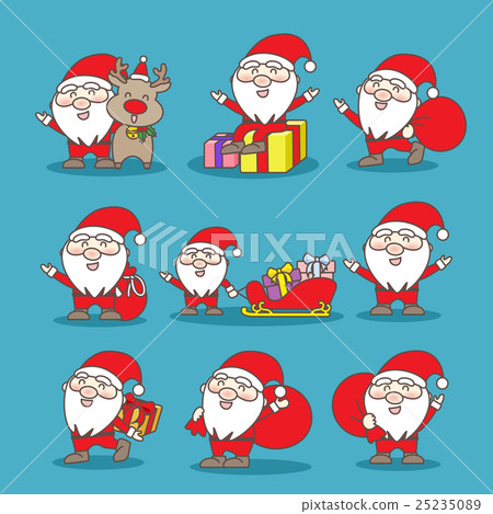 happy Santa Claus 25235089