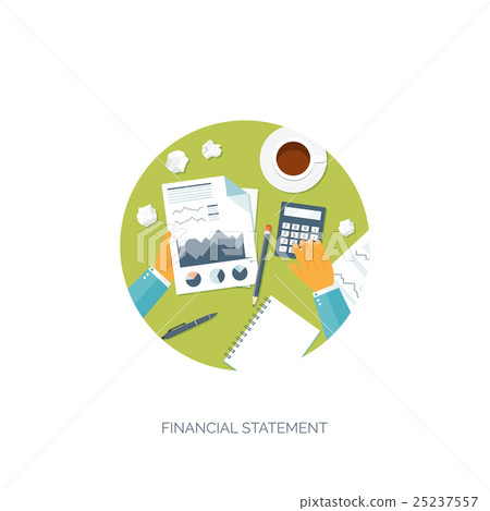 Vector illustration. Flat header. Online news 25237557