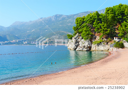 Beach on Budva coast, Montenegro 25238902