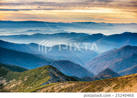 Blue mountains and hills 25240468