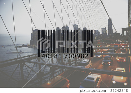 Bar Code Encoding Decode Shopping Coding Concept Bar Code Encoding Decode Shopping Coding Concept 25242848