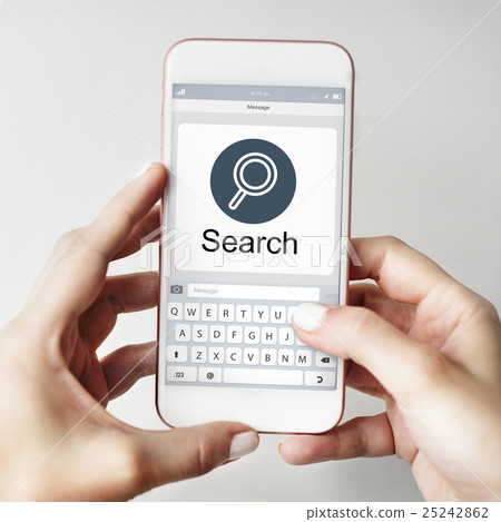 Find Search Browse Magnifying Glass Concept 25242862