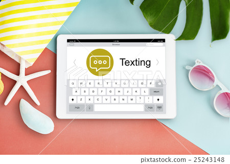 Messenger Chatting Social Networking Concept Messenger Chatting Social Networking Concept 25243148