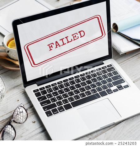 Failed Break Down Fiasco Failure Failure Concept 25243203