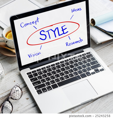 Style Creativity Simplicity Design Concept Style Creativity Simplicity Design Concept 25243258