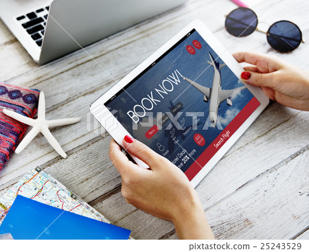 Air Ticket Flight Booking Concept Air Ticket Flight Booking Concept 25243529