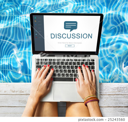 Webpage Online Communication Speech Concept Webpage Online Communication Speech Concept 25243560