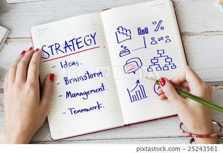 Process Business Strategy Management Solution Teamwork Concept Process Business Strategy Management Solution Teamwork Concept 25243561