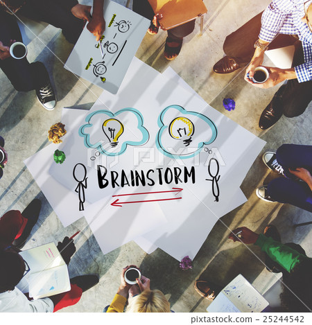 Creativity Ideas Brainstorm Communication Light Bulb Concept Creativity Ideas Brainstorm Communication Light Bulb Concept 25244542