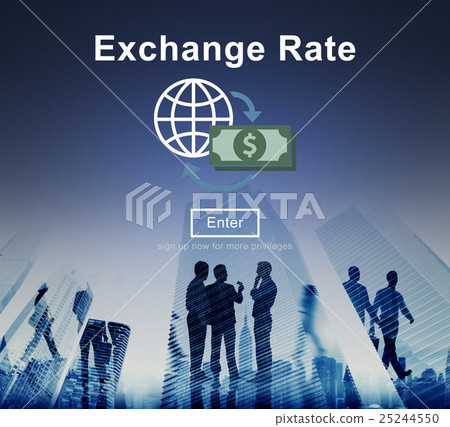 Exchange Rate Finance Trade Website Online Concept 25244550