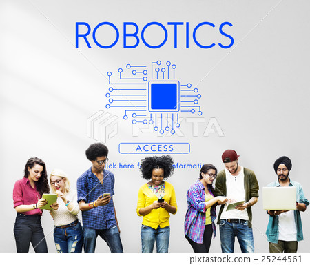 Circuit Board Chip Technology Concept 25244561