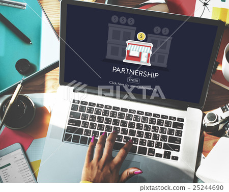 Partnership Launch Startup New Business Concept Partnership Launch Startup New Business Concept 25244690