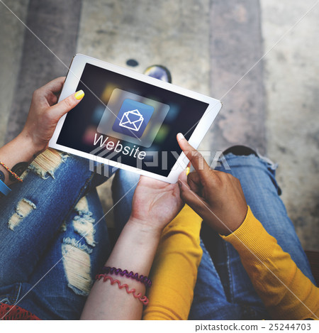 Email Message Data Digital Electronic Graphic Concept 25244703