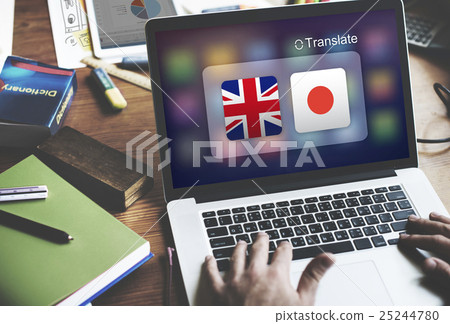 Flag Countries Foreign Word Translation Concept Flag Countries Foreign Word Translation Concept 25244780