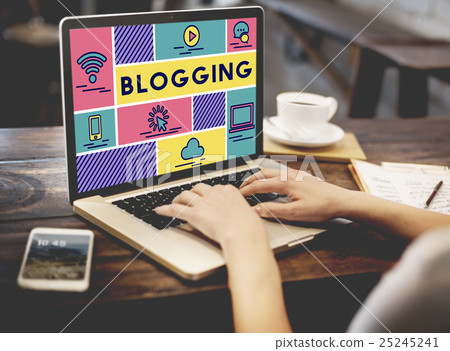 Blogging Internet Online Connection Message Concept 25245241
