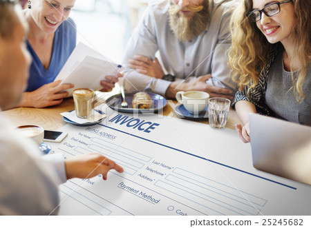 Invoice Billing Information Form Graphic Concept Invoice Billing Information Form Graphic Concept 25245682