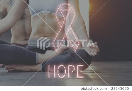 Breast Cancer Hope Healthcare Believe Concept Breast Cancer Hope Healthcare Believe Concept 25245690