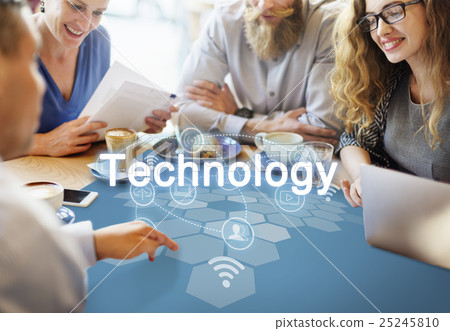 Social Network Internet Connection Technology Concept 25245810