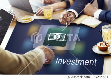 Electronic E-Banking Investment Economics Concept Electronic E-Banking Investment Economics Concept 25245881
