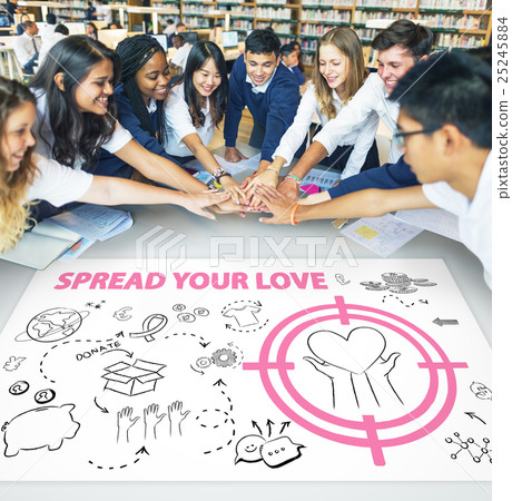 Donations Foundation Giving Help Welfare Charity Concept 25245884