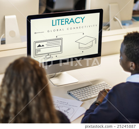 Education Global Connectivity Graphic Concept 25245887