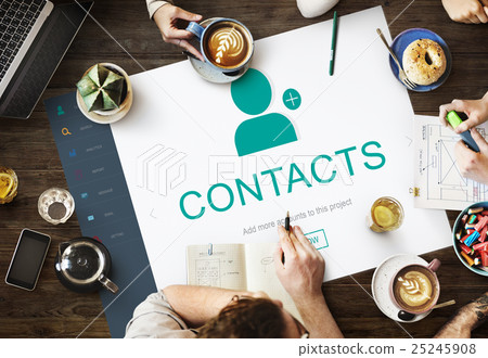 Contact Address Book Communication Information Concept 25245908