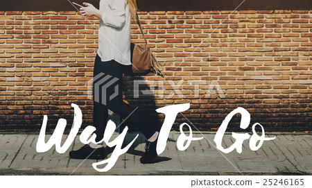 Walking Active Trek Explore Ahead Concpet 25246165