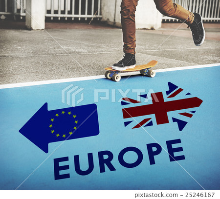 Brexit Britain Leave European Union Quit Referendum Concept 25246167